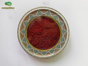 زعفران سرگل قائنات – 5 مثقال – بسته‌بندی خاتم (ارسال رایگان جشنواره)