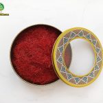 زعفران سوپر نگین 100 گرمی ظرف خاتم