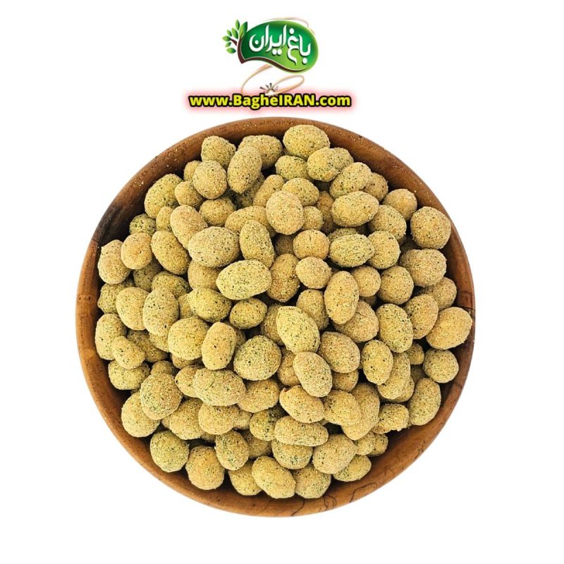 بادام زمینی روکش دار پیاز جعفری