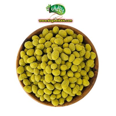 مغز بادام زمینی روکش دار پیاز جعفری درجه یک