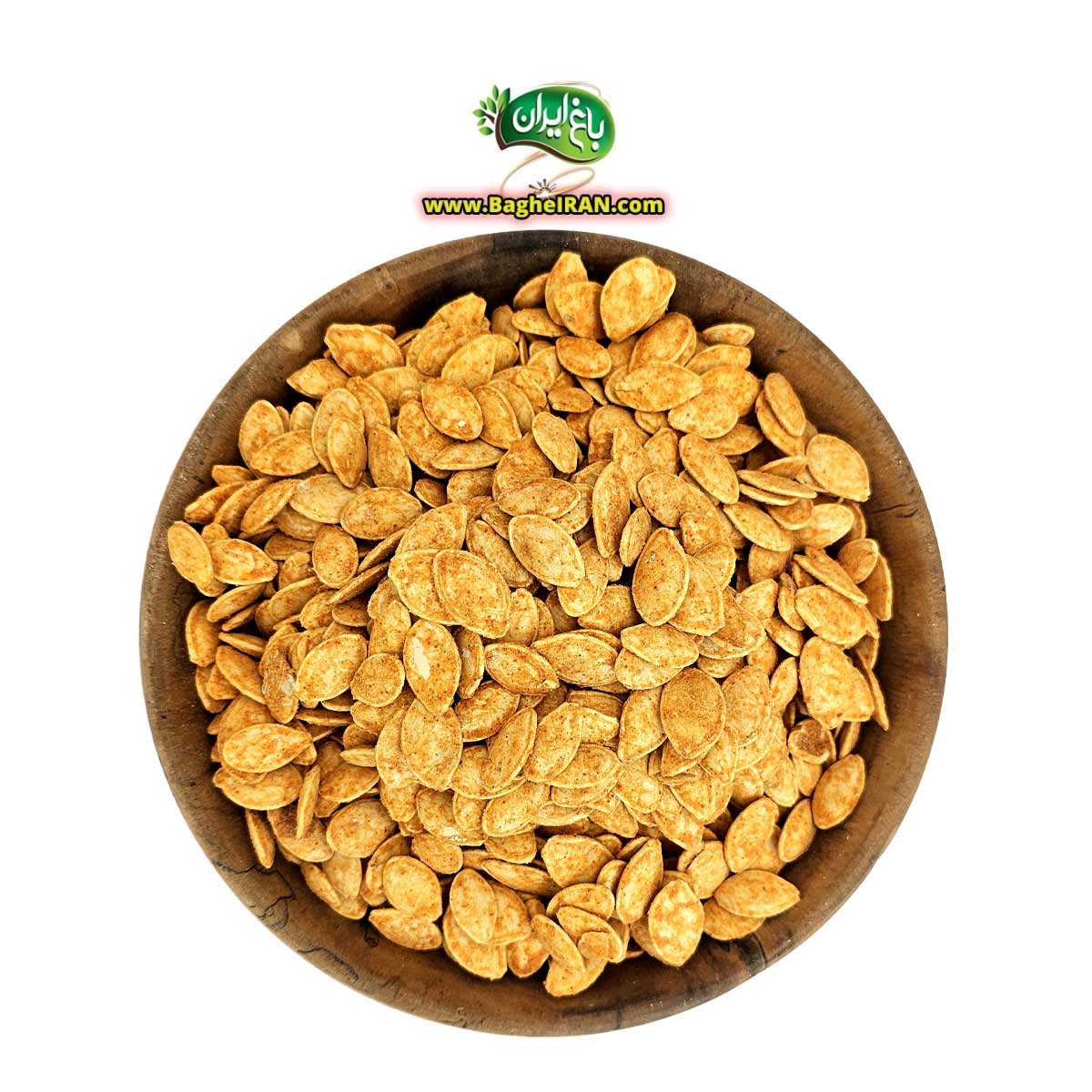 تخمه-کدو-گوشتی-فلفلی_BagheIRAN.com تخمه کدو گوشتی ایرانی شور طعم فلفلی